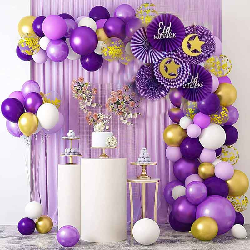 Décoration D'anniversaire Avec Des Idées D'inspiration Sur Le Thème Violet  Violet