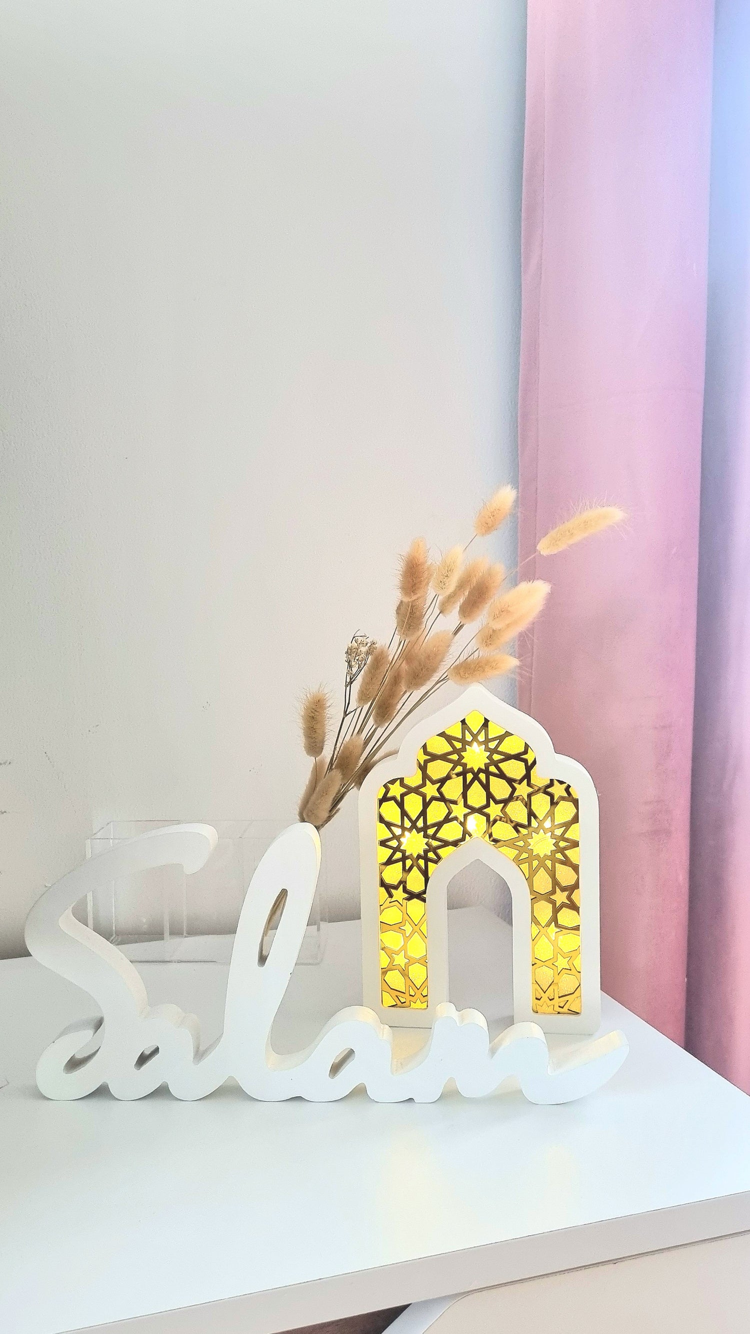 Lettres décoratives Salam - Blanc - Happy Muz Deco