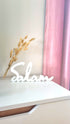 Lettres décoratives Salam - Blanc - Happy Muz Deco