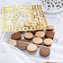 Plateau Box Oriental en Acrylique - Transparent et doré - Happy Muz Deco