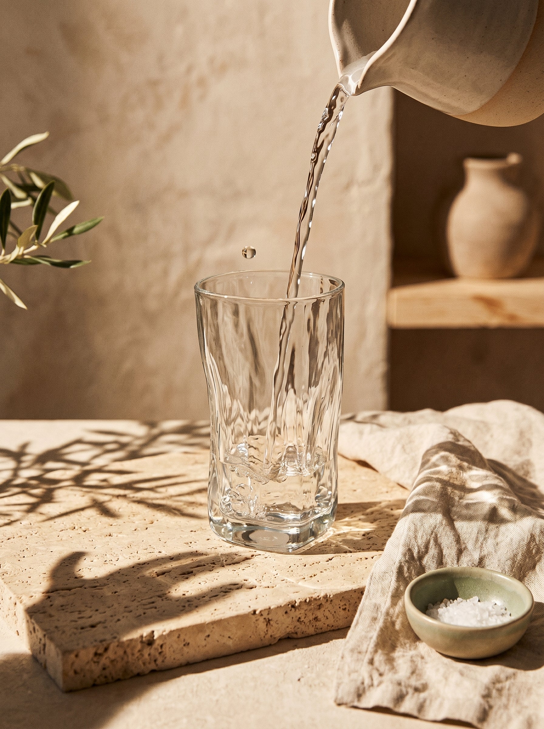 Lot de 6 Grands Verres Design Wave