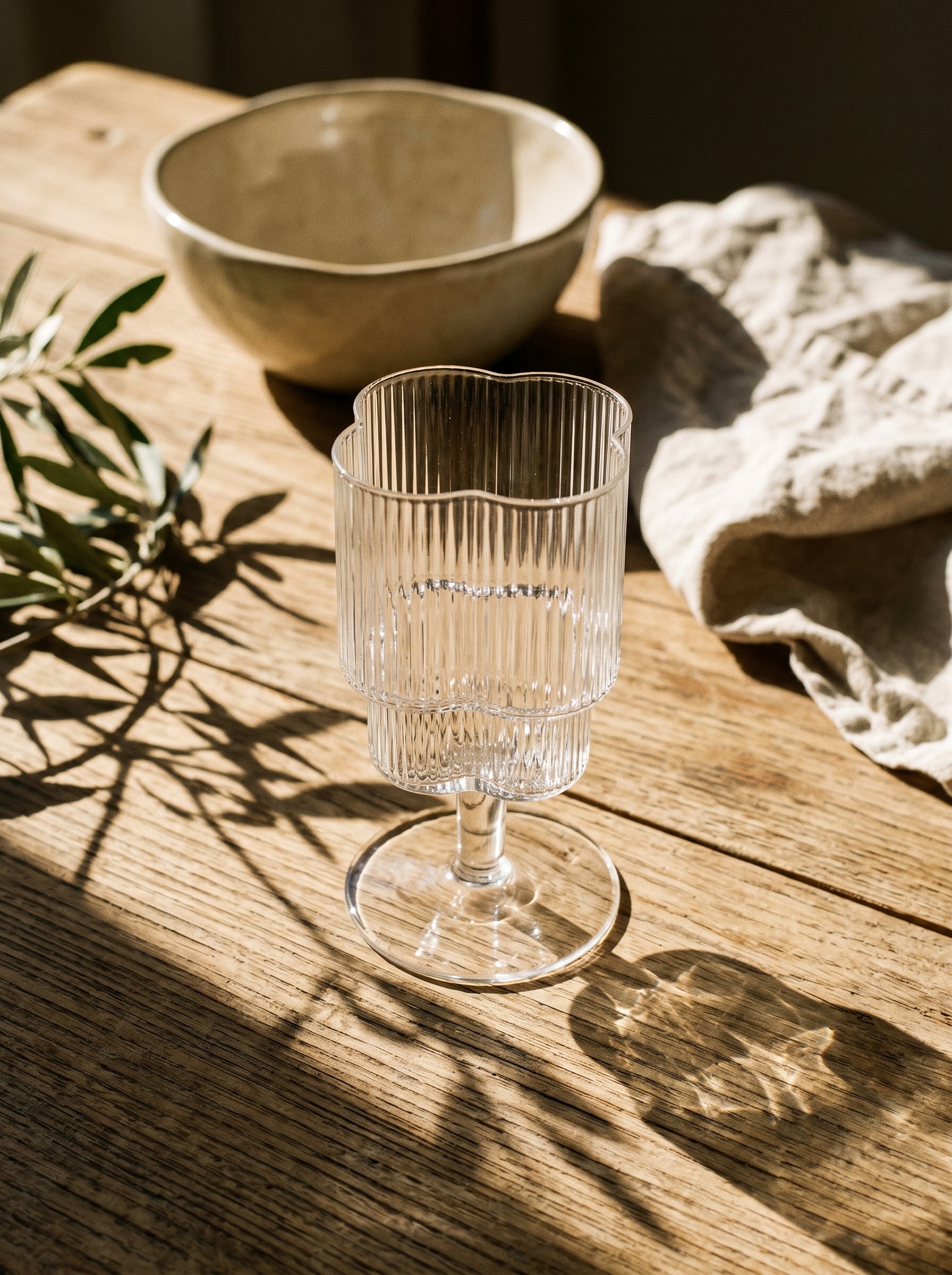 Lot de 6 verres à pied Trèfle