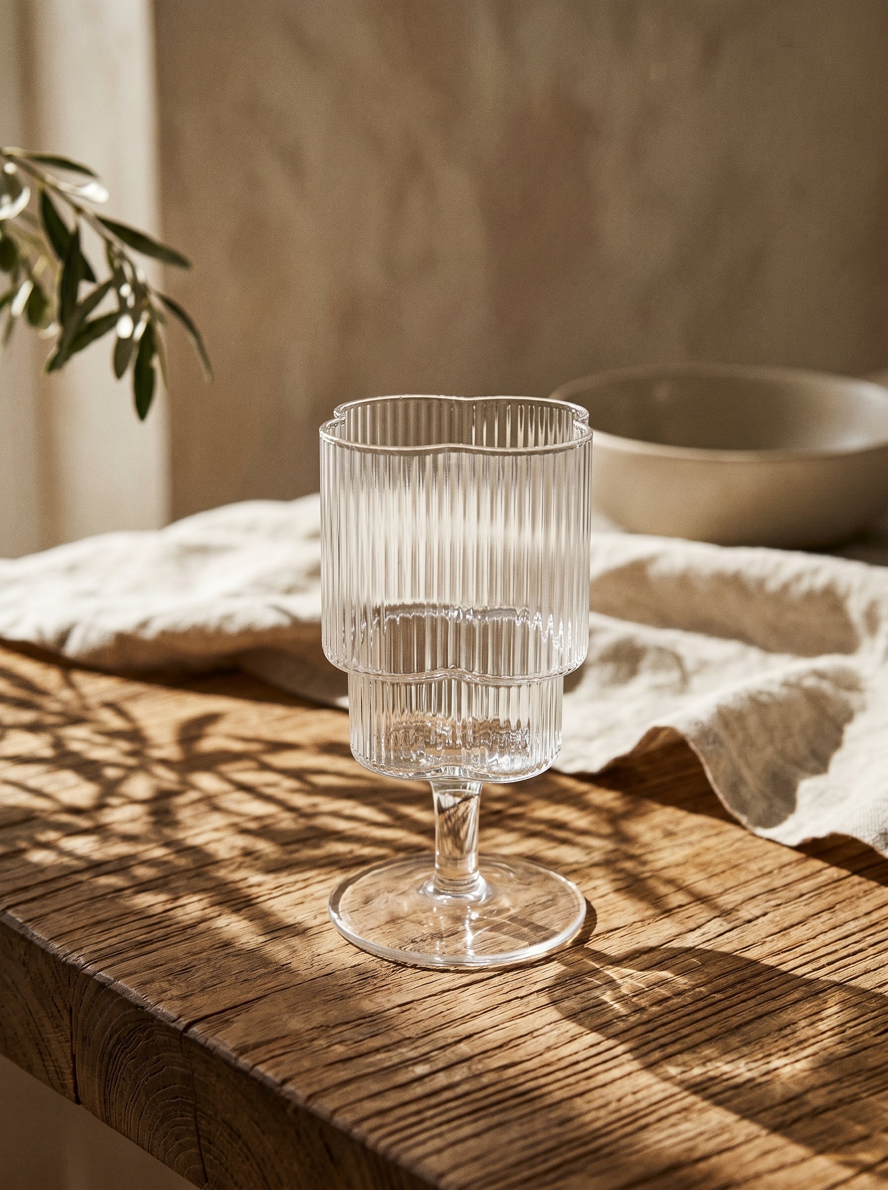 Lot de 6 verres à pied Trèfle