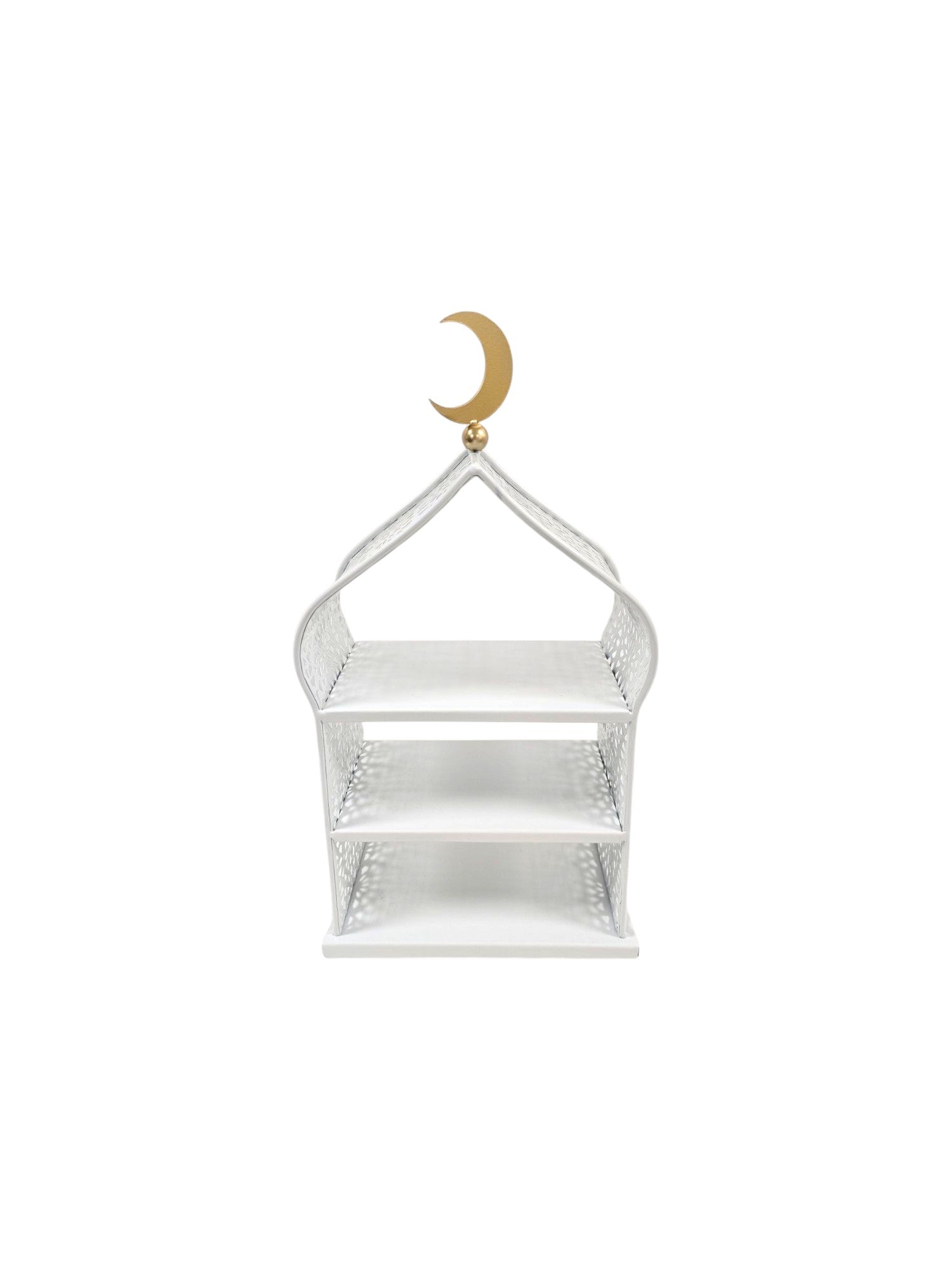 Plateau oriental 2 étages - Blanc - Happy Muz Deco