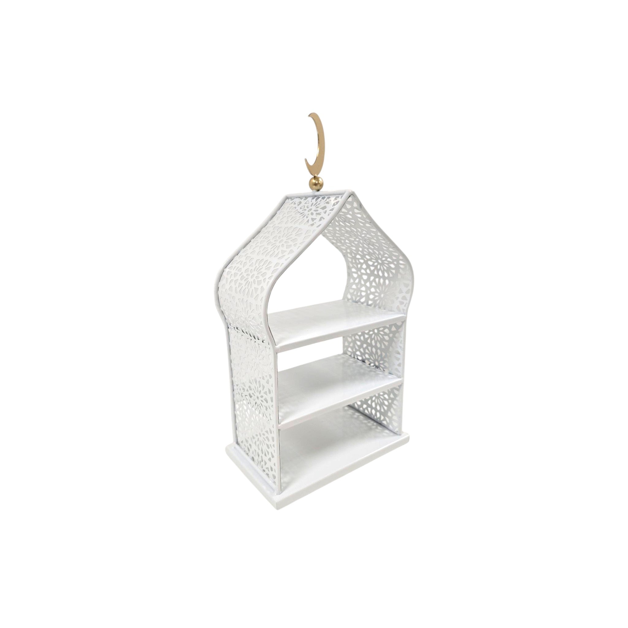 Plateau oriental 2 étages de Petite Taille - Doré - Happy Muz Deco