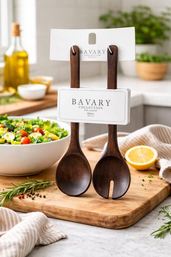 Set à Salade en Bois d’Acacia- Happy Muz Deco