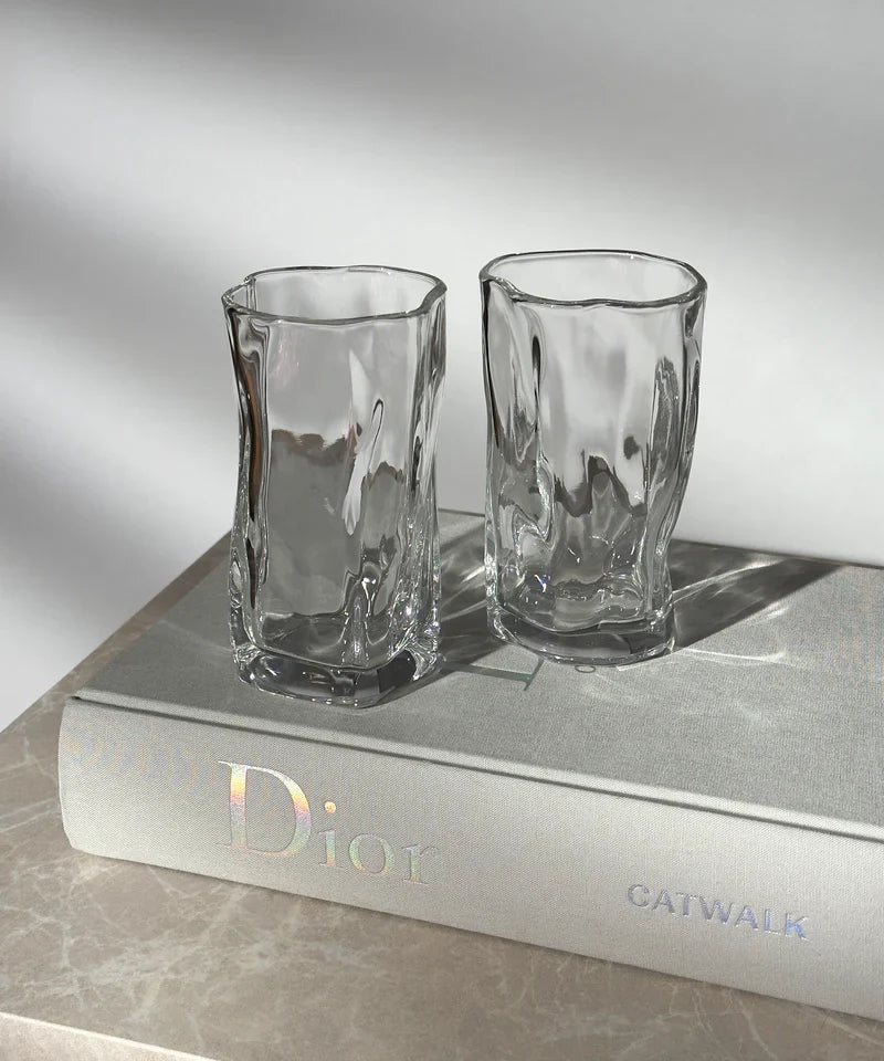 Lot de 6 Grands Verres Design Wave - Happymuzdeco