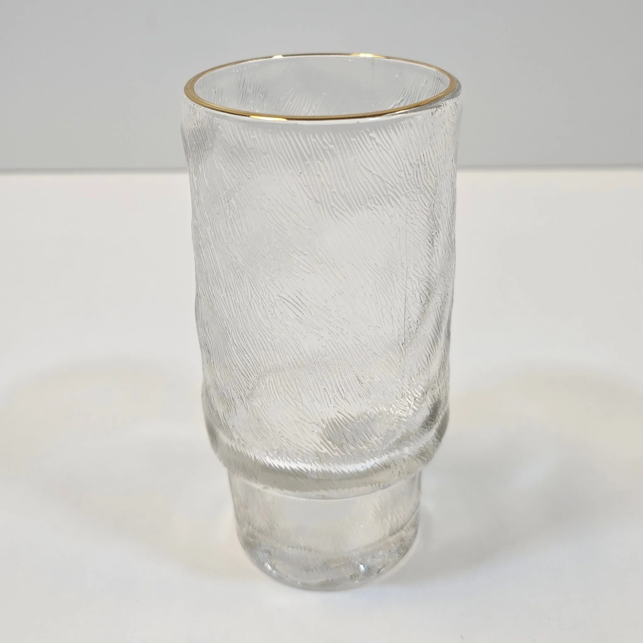 Lot de 6 grands Verres Ice – Liseré Doré - Happymuzdeco