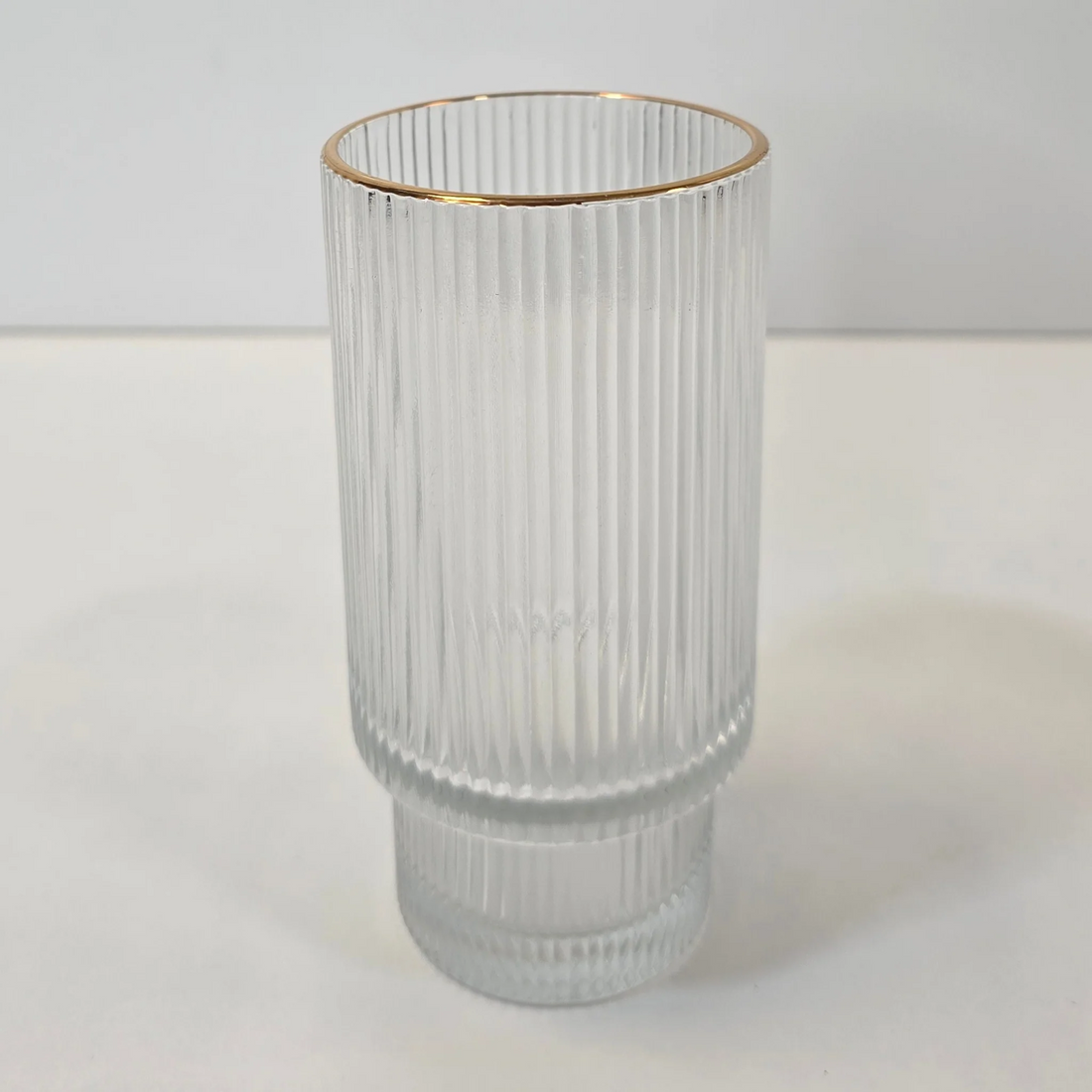 Lot de 6 grands Verres Lines – Liseré Doré - Happymuzdeco