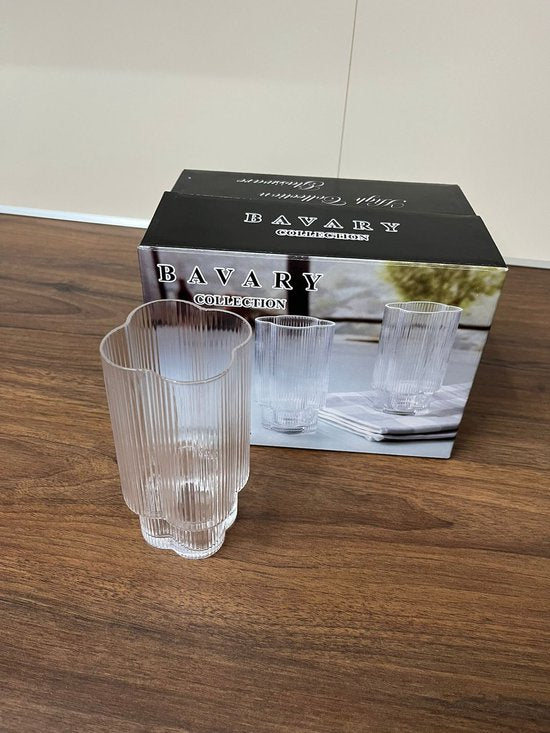 Lot de 6 grands verres Trèfle - Happymuzdeco