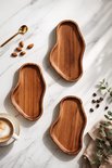 Lot de 3 plateaux en bois d’acacia - Happymuzdeco
