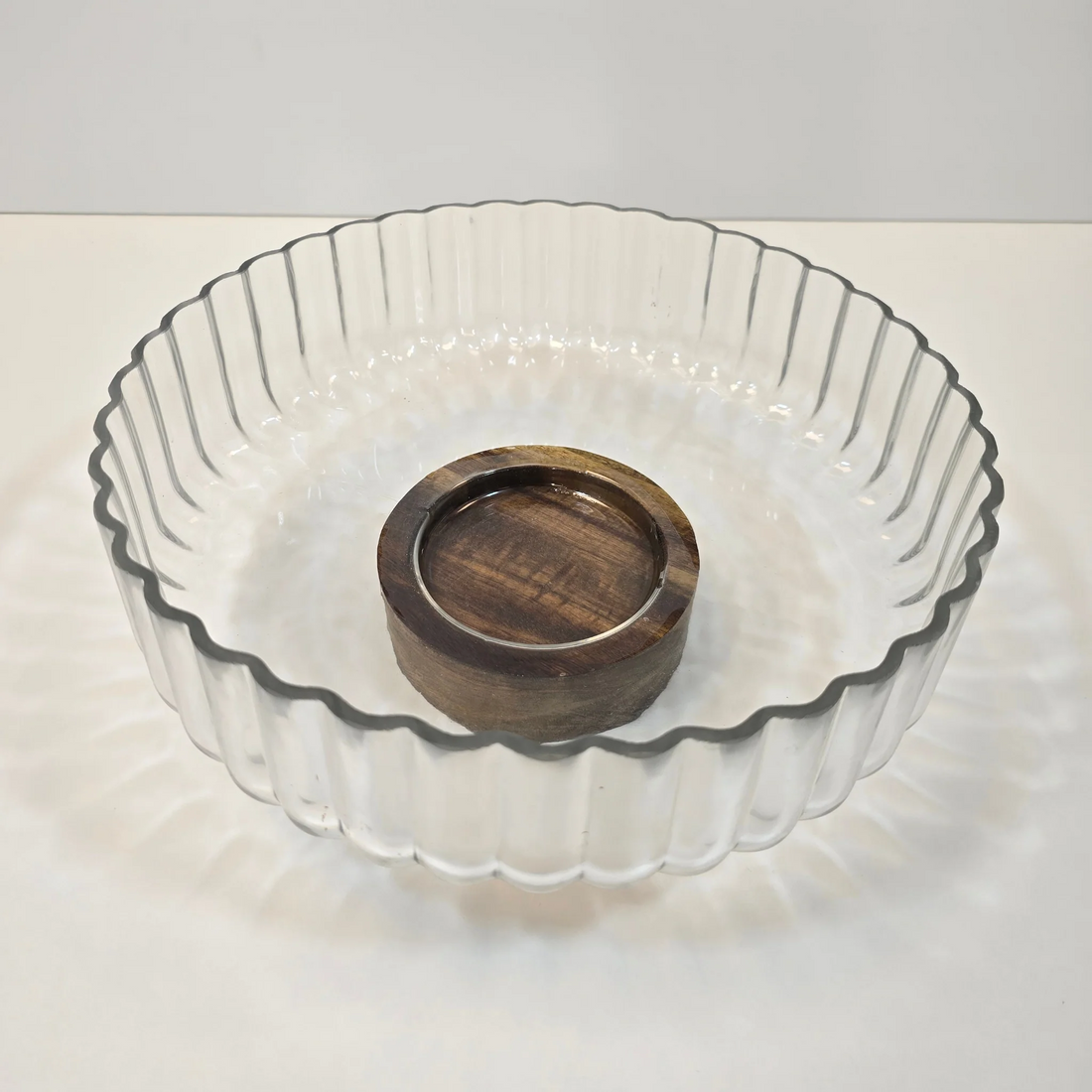 Saladier avec support en bois d’acacia – 26 cm - Happymuzdeco