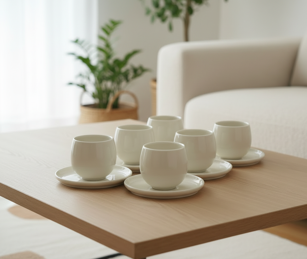 Service à café Egg – Tasses 200 ml