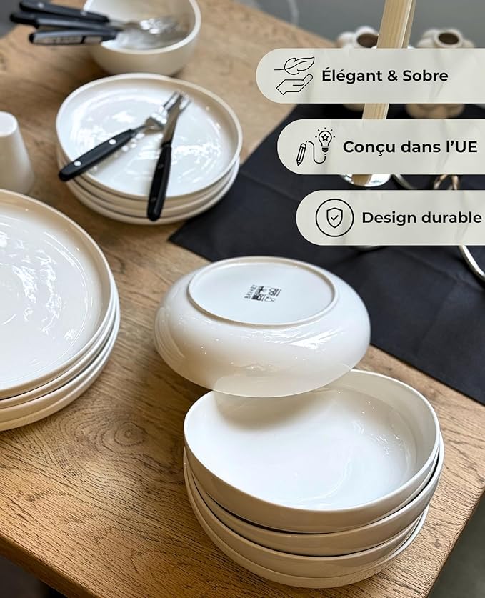 Service de vaisselle Smile – 27 pièces - Happymuzdeco