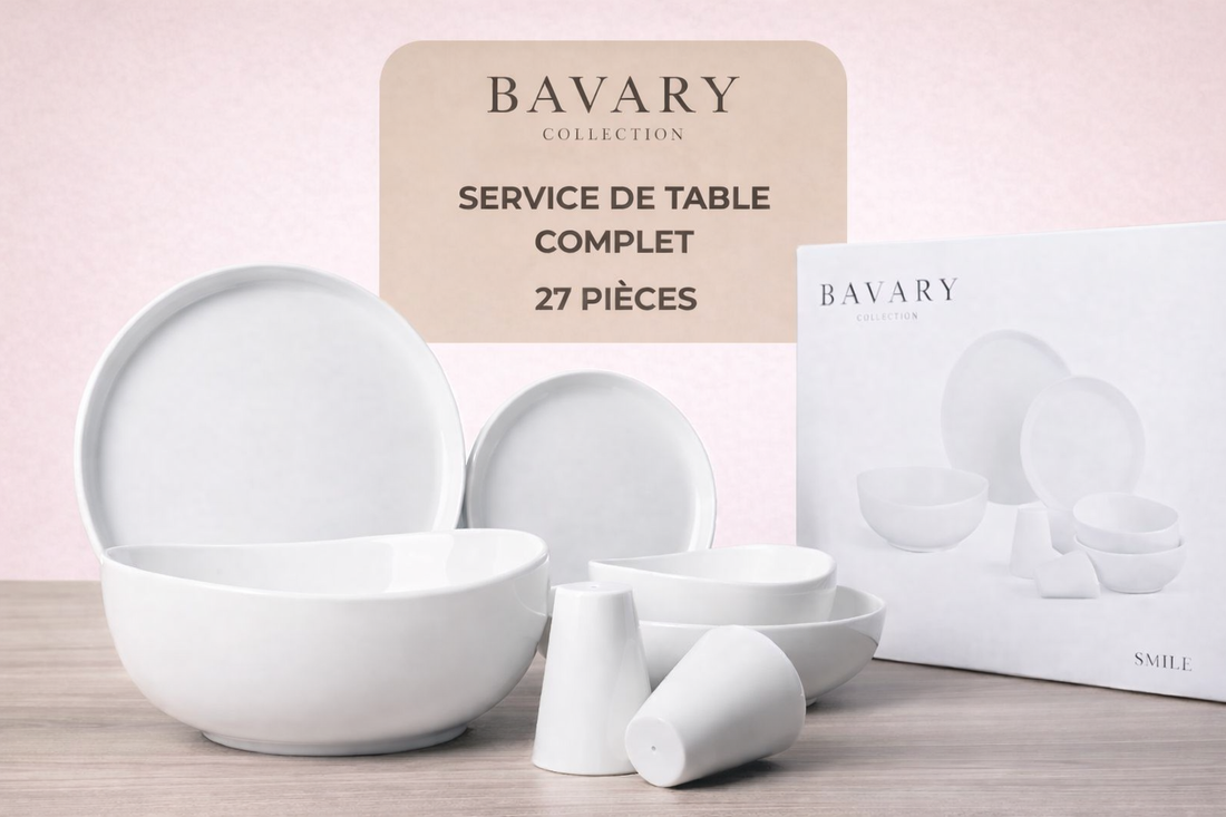 Service de vaisselle Smile – 27 pièces - Happymuzdeco