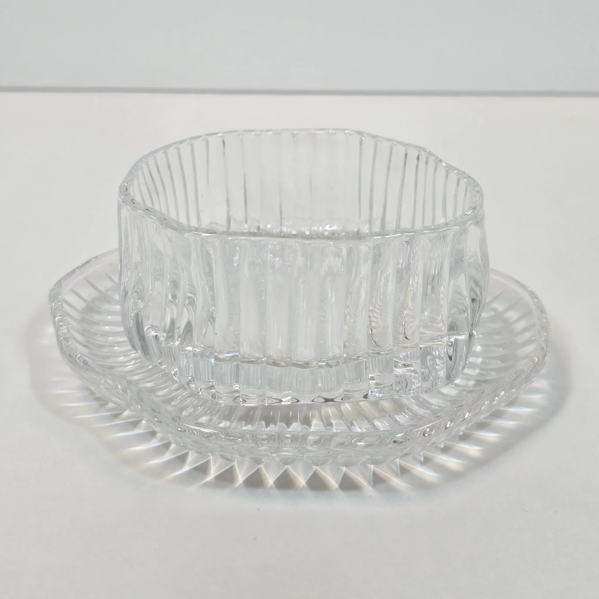 Set de bols apéritif en verre strié - Happymuzdeco