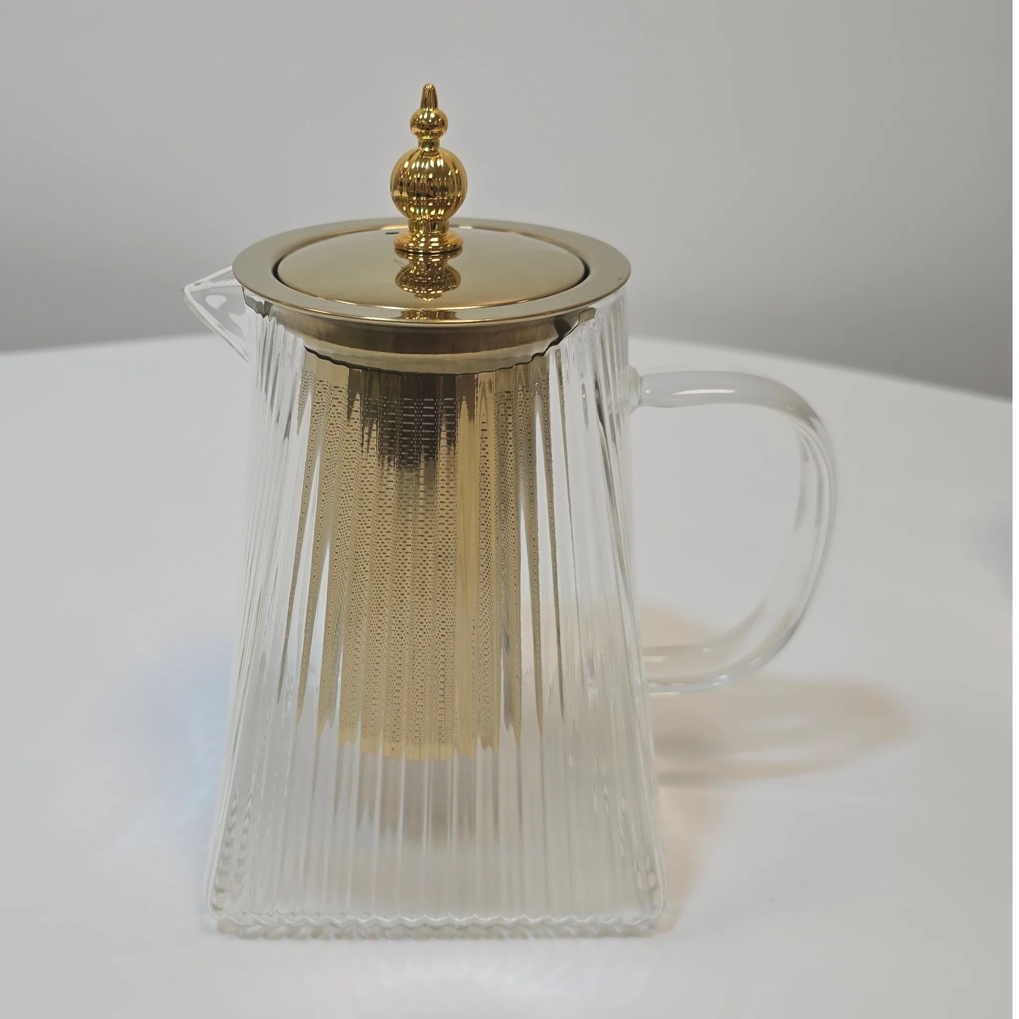 Théière dorée – 950 ml - Happymuzdeco