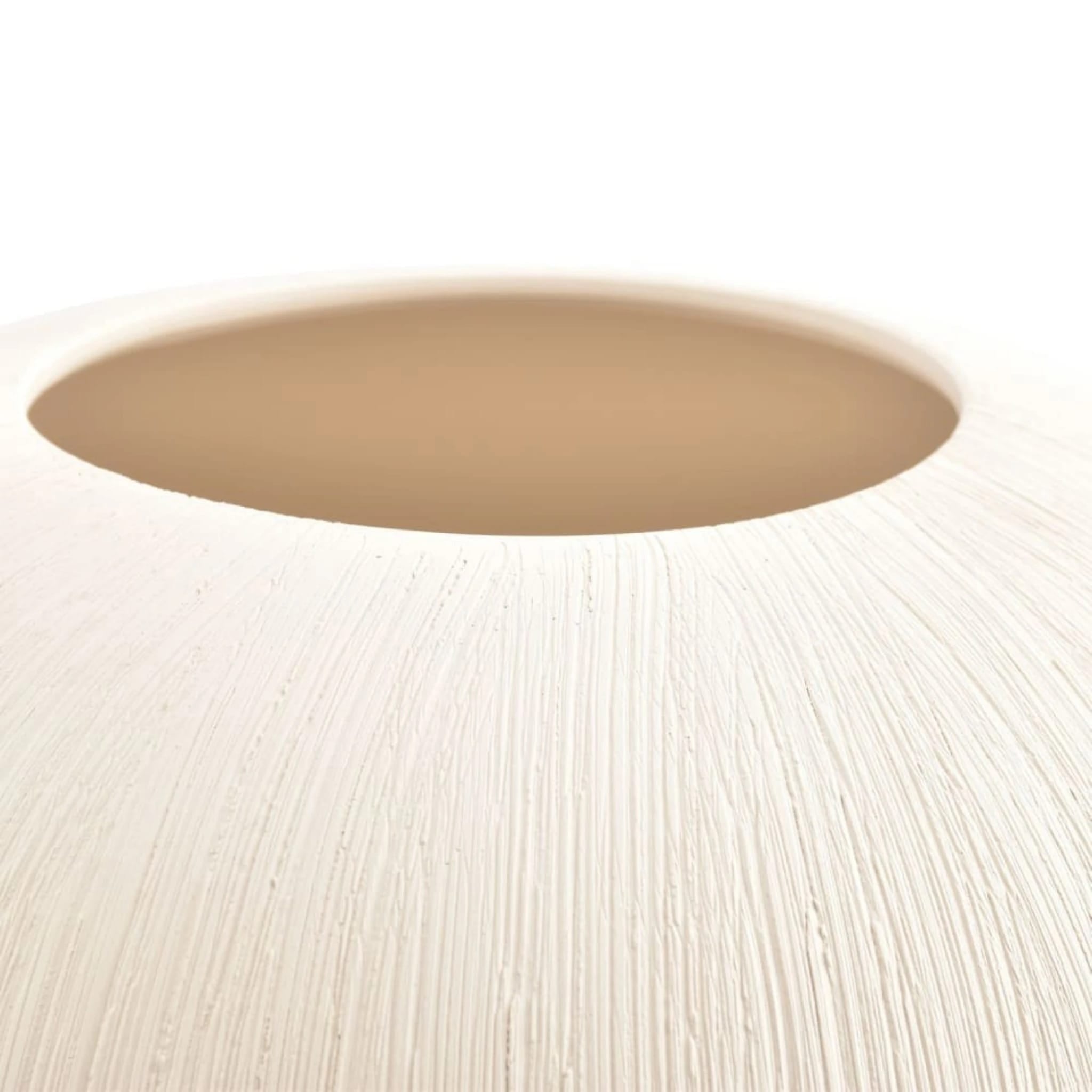 Vase Boule Effet Brossé - Happymuzdeco