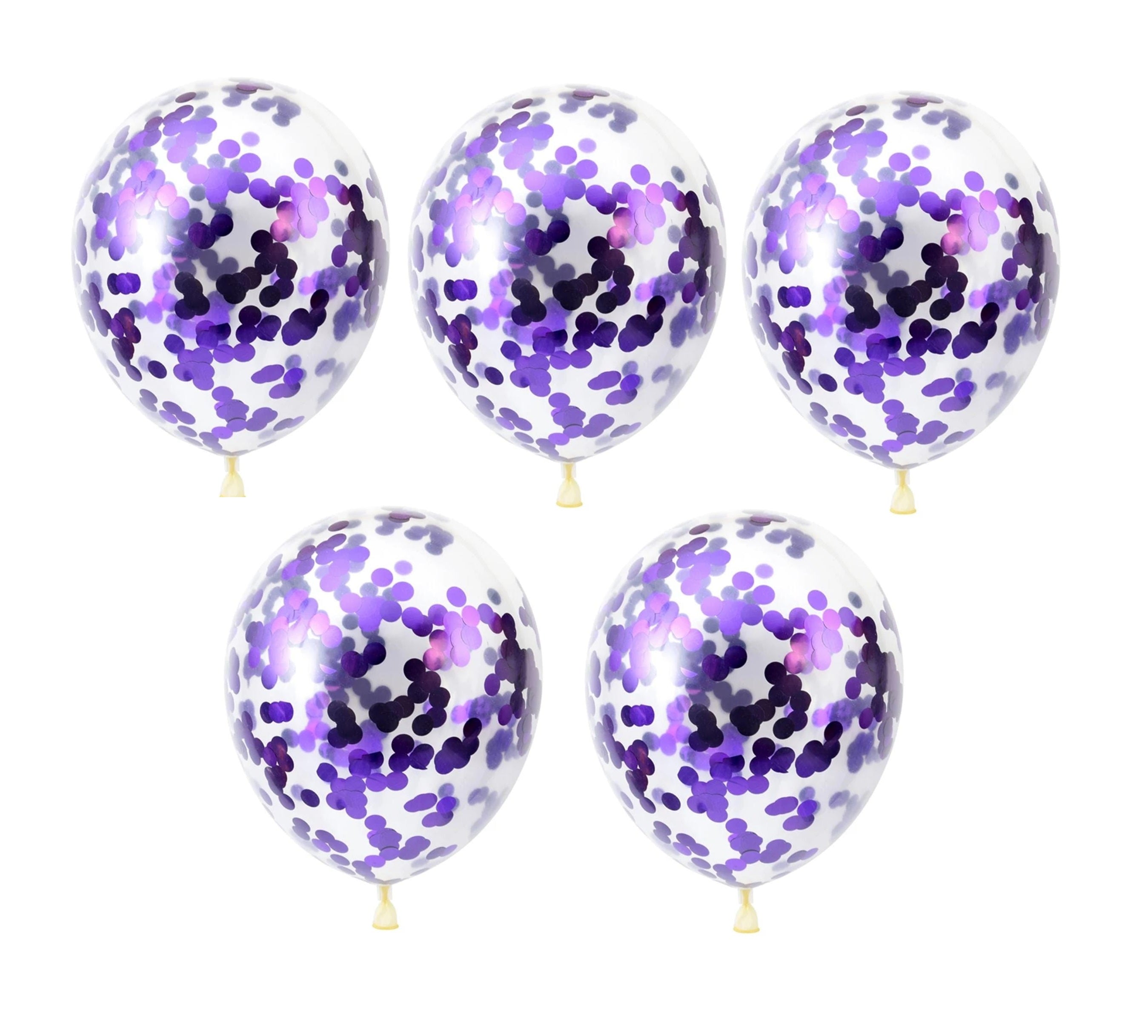 Ballons confettis x5 (bientôt disponible) - Happy Muz Deco