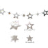 Banderole étoilée brillante - Argent - Happy Muz Deco