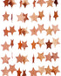 Banderole etoilee pailletee Rose A - Happy Muz Deco