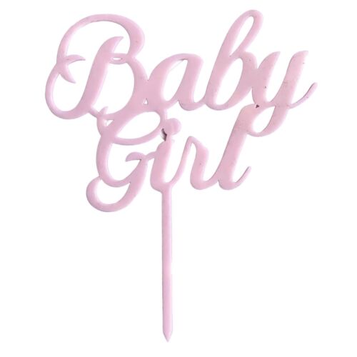 Cake topper Baby Girl Rose