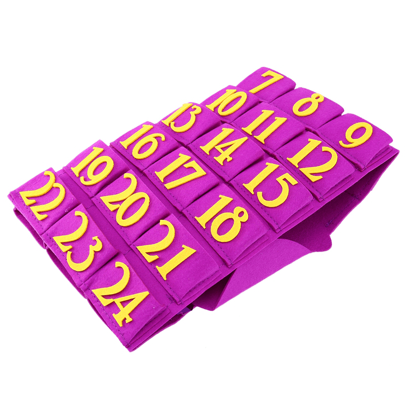calendrier violet deco decoration eid mubarak ramadan 2022