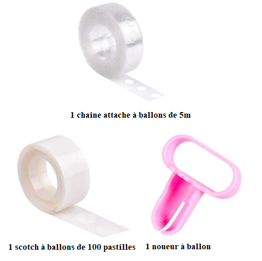Kit arche à ballons rose et gold - Happy Muz Deco
