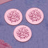 Cupcake topper disque Eid Mubarak arabe Rose - Happy Muz Deco