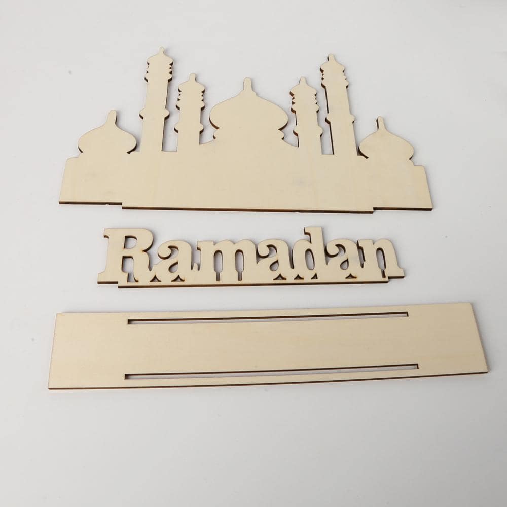 deco de table mosquee bois | eid mubarak ramadan 2022 decoration | deco de table