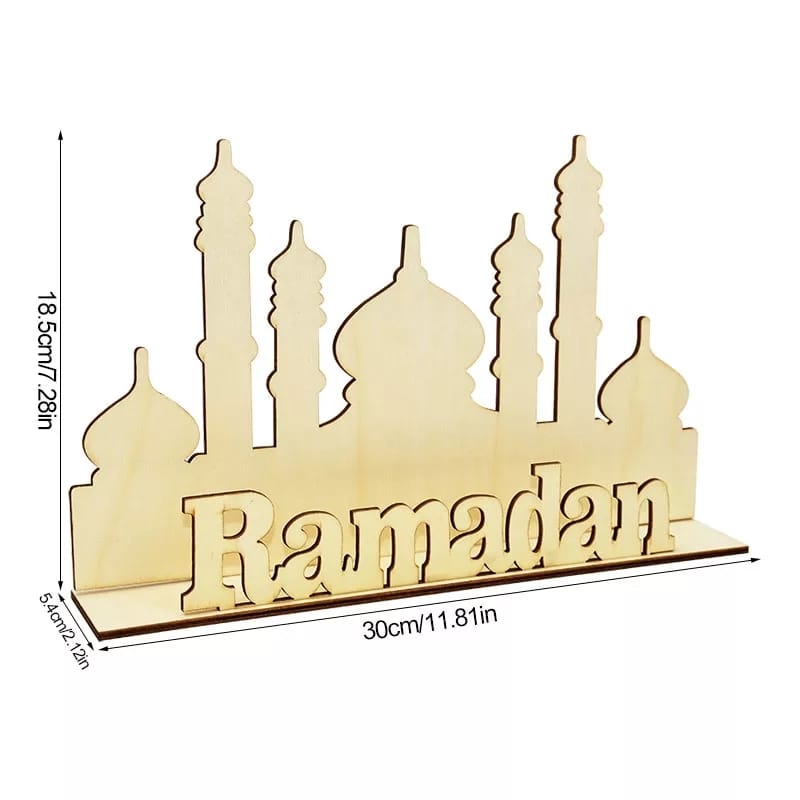 deco de table mosquee bois | eid mubarak ramadan 2022 decoration | deco de table