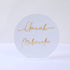Déco en Acrylique Umrah Mubaraka -Blanc et Doré - Happy Muz Deco