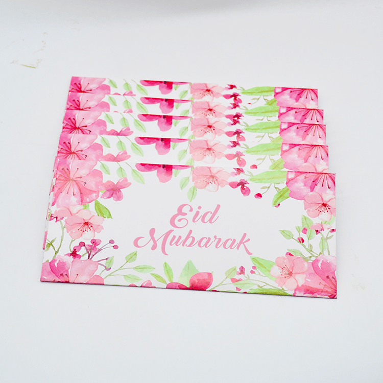Enveloppes cadeaux Eid Mubarak - Rose | Eid Mubarak Enveloppes | Mini Enveloppes cadeaux - Happy Muz Deco