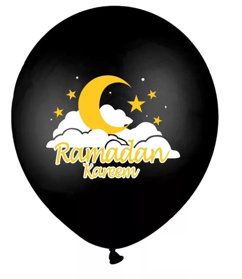 Ballons Ramadan Kareem x 5 - Happy Muz Deco