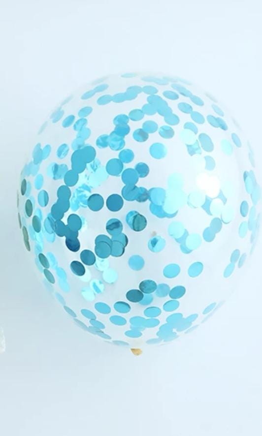 Ballons confettis x5 (bientôt disponible) - Happy Muz Deco