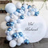 Kit arche à ballons Bleu (107 Ballons) - Happy Muz Deco