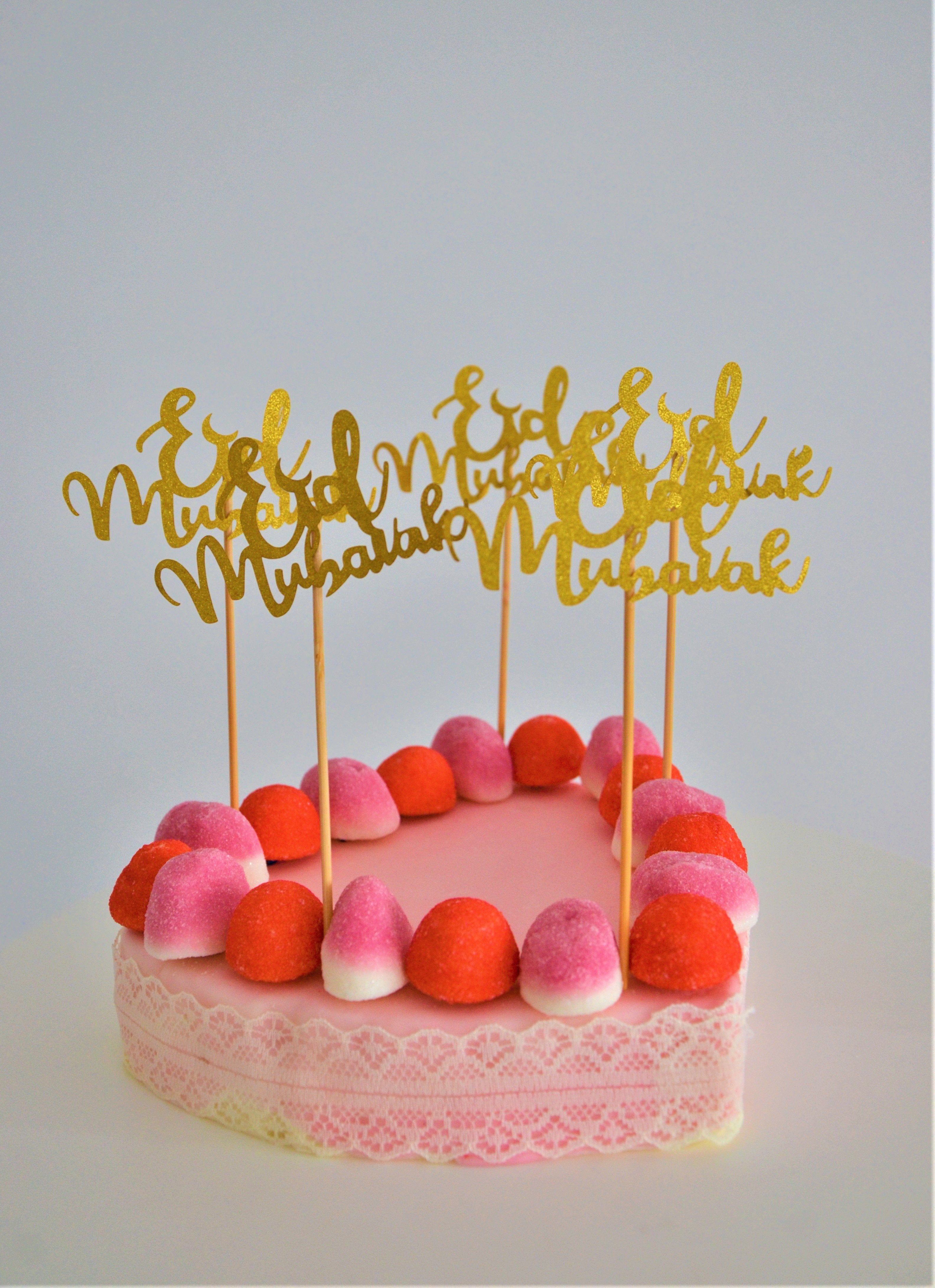 Pic à gateau Eid Mubarak - Happy Muz Deco