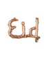 Ballons lettres Eid Rose A - Happy Muz Deco