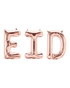 Ballons lettres geantes EID Rose | lettres de ballon | déco eid mubarak - Happy Muz Deco