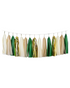 Guirlande de pompons en papier de soie - Vert - Happy Muz Deco