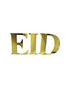 Lettres cartonnées EID - Doré - Happy Muz Deco