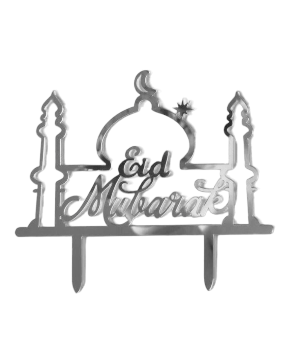 Décoration en forme de mosquée Eid Mubarak - Acrylique transparent – Happy  Muz Deco