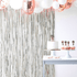 Rideau a franges decoratif Argent A - Happy Muz Deco