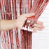 Rideau a franges decoratif Rose C - Happy Muz Deco