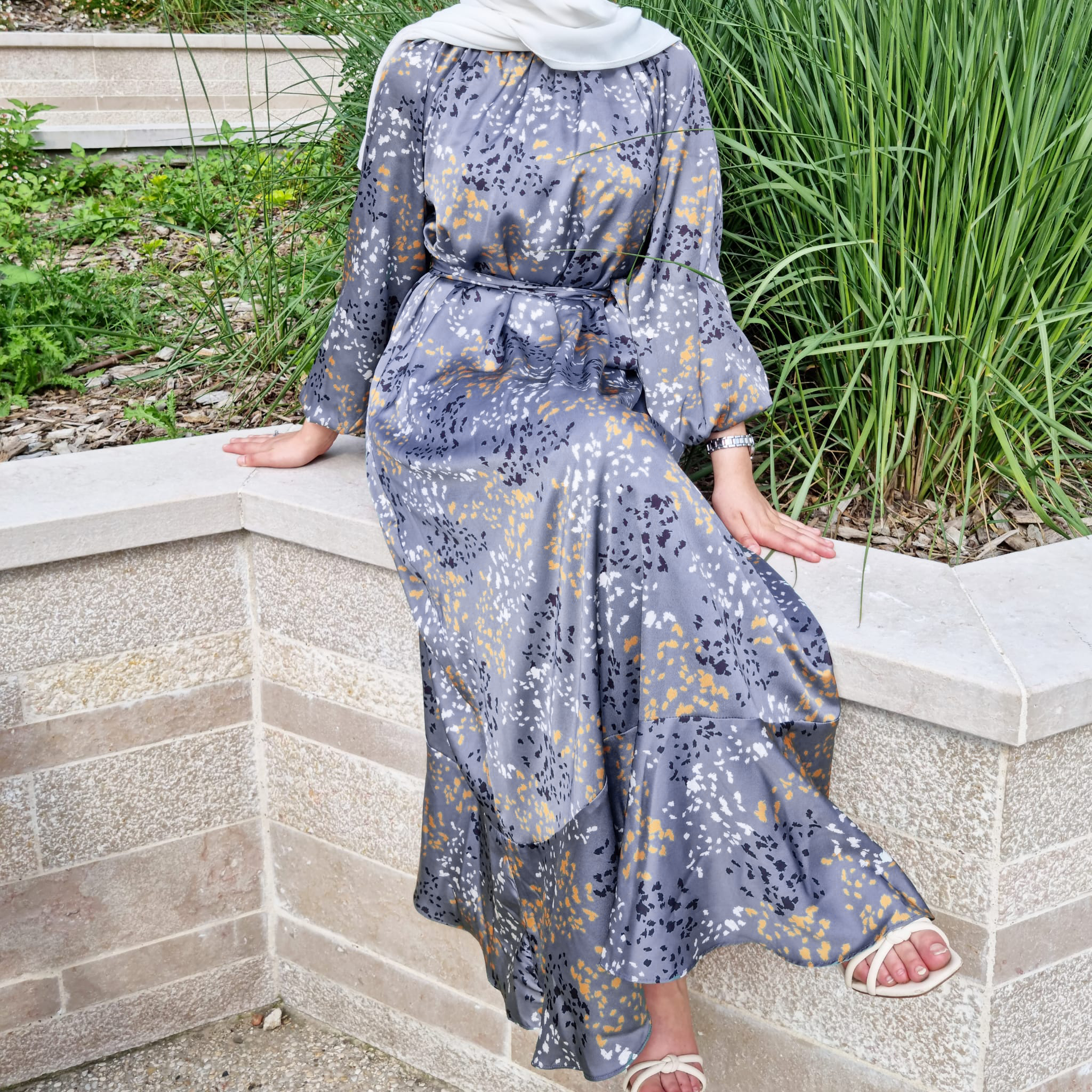 Robe Saraya mastour bleu