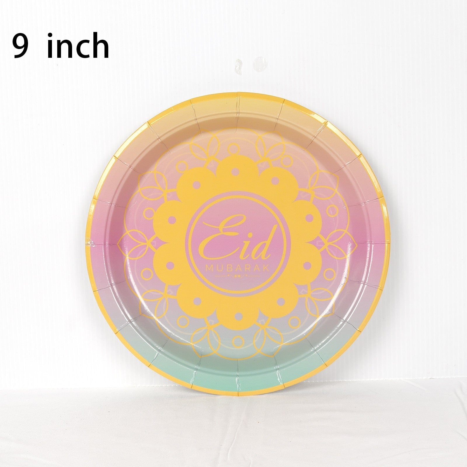 set vaisselles jetable rose | art de la table | rose theme decoration eid mubarak ramadan 2022
