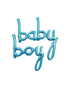 Ballons lettres Baby Boy - Bleu - Happy Muz Deco