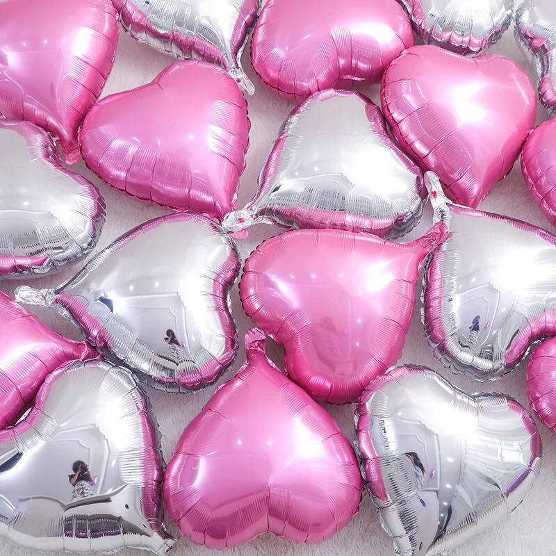 Ballon Coeur x1 - Happy Muz Deco