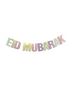 Banderole Eid Mubarak - Pastel - Happy Muz Deco