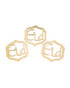 Cupcake topper Eid - Doré - Happy Muz Deco